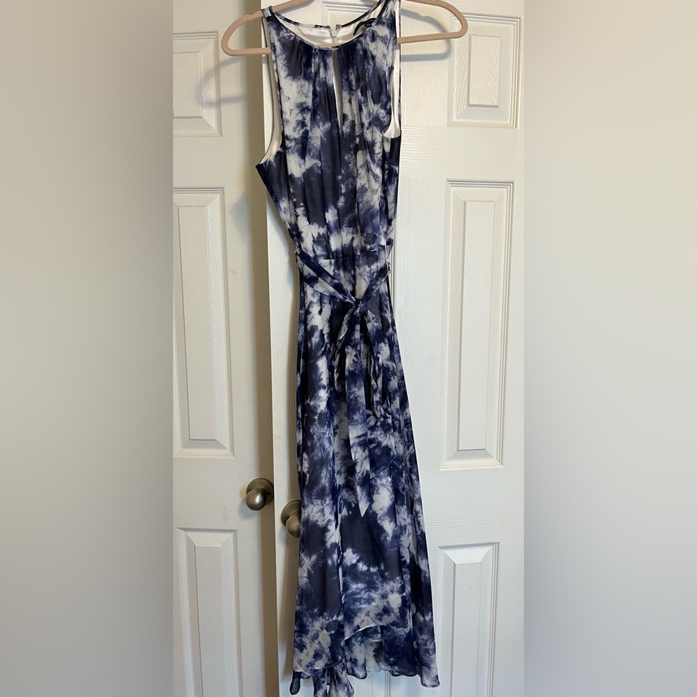 Alex Marie blue tie-dye dress/Size 14